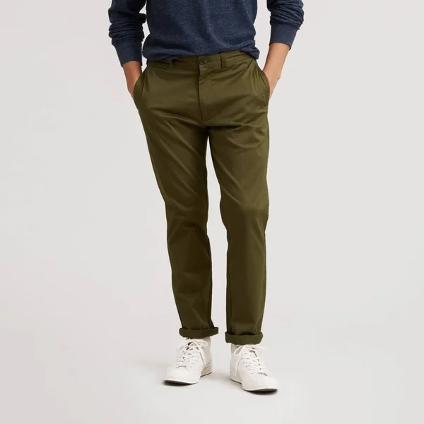 Grayers - Newport Stretch Modern Fit Chino - Olive, Olive, 38W/34