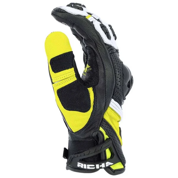 Richa Stealth Gloves (Black/White/Yellow)