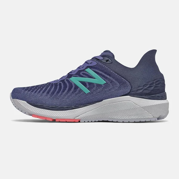 New Balance Women's Fresh Foam 860v11 Virtual Sky-Bleached Lime Glo, 5.5