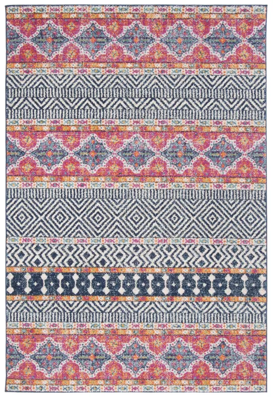 Safavieh Madison MAD797N 6&7x22 x 9&2x22 Navy - Ivory Area Rug