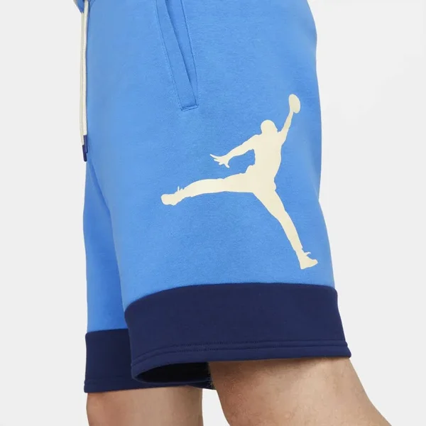 Jordan Men's Jumpman Air Fleece Basketball Shorts, XXL, Blue