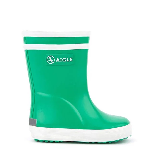 Aigle - Baby, Shoes - Garden Green Rain Boots - Baby Flac