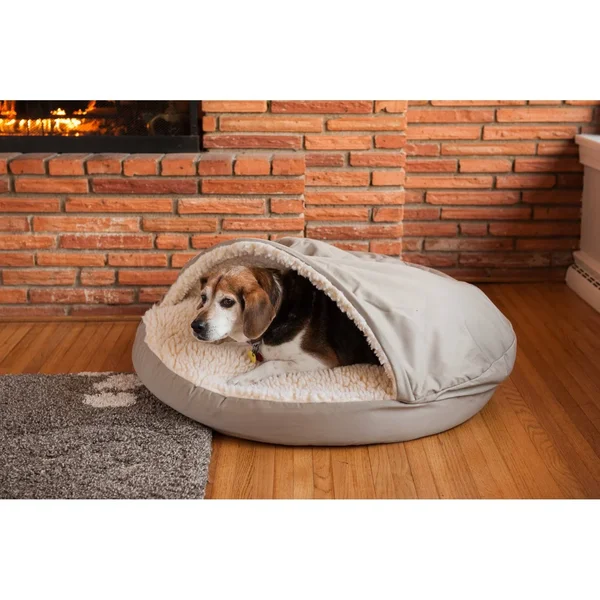Snoozer Orthopedic Cozy Cave Pet Bed - Navy - Small