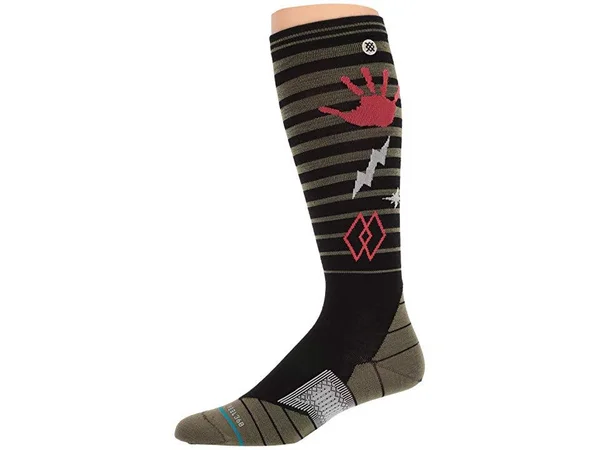 Stance Double Diamond Snow Socks - Black