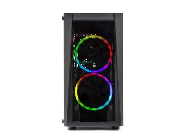Skytech Blaze II Gaming Computer PC Desktop ? Ryzen 5 2600 6-Core 3.4 GHz, Nvidia GeForce GTX 1650 4G, 500g SSD, 8GB DDR4, RGB