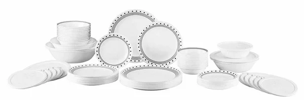Corelle City Block 78-Piece Dinnerware Set - Service for 12
