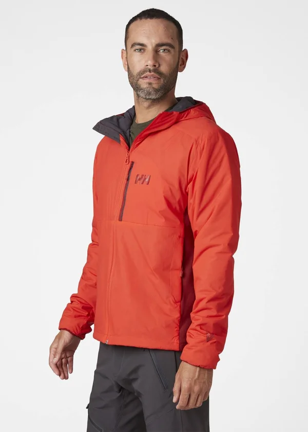 Helly Hansen Men's Odin Stretch Hooded Light Insulator Jacket Red M