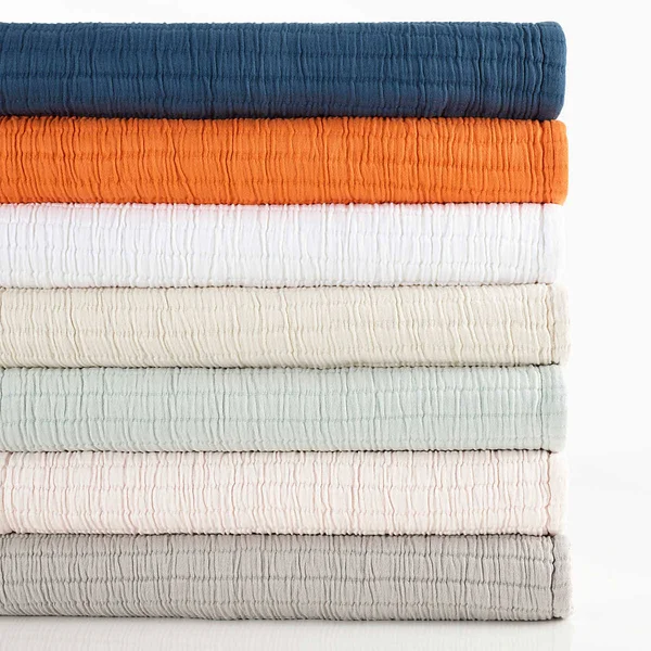 Pine Cone Hill Boyfriend Grey Matelasse Coverlet King