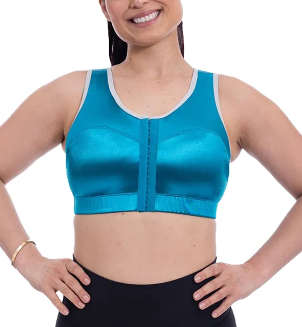 Enell High Impact Wire-Free Sports Bra - Womens - Blue Lagoon - 3