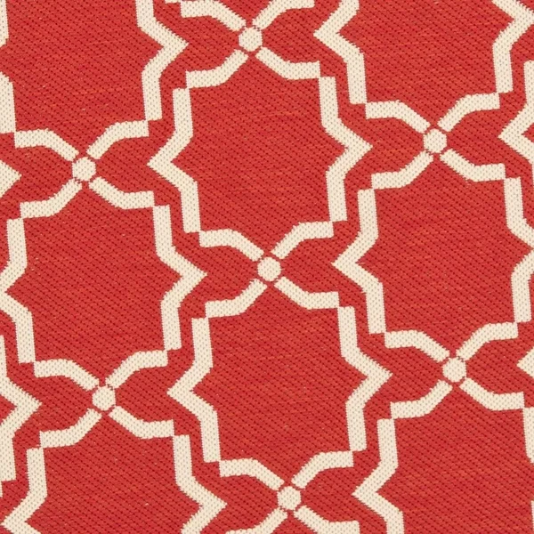 Safavieh Courtyard CY6916-248 4&0x22 x 5&7x22 Red - Bone Area Rug