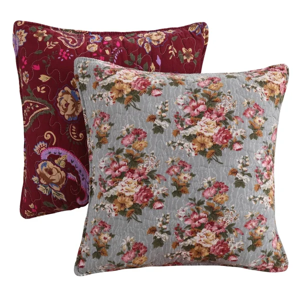 Greenland Home Fashions Greenland Home Antique Chic 5-Piece Oversized Reversible Cotton Quilt Set 5 Piece King