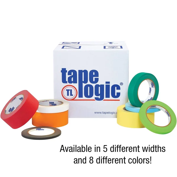 Tape Logic Masking Tape - 1x22 x 60 yds., Light Green, 12/Case
