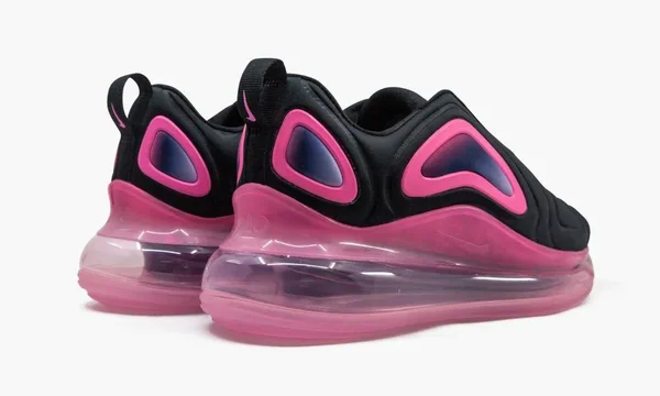 Air Max 720 Shoes, Black/Pink/Purple, Size 6.0