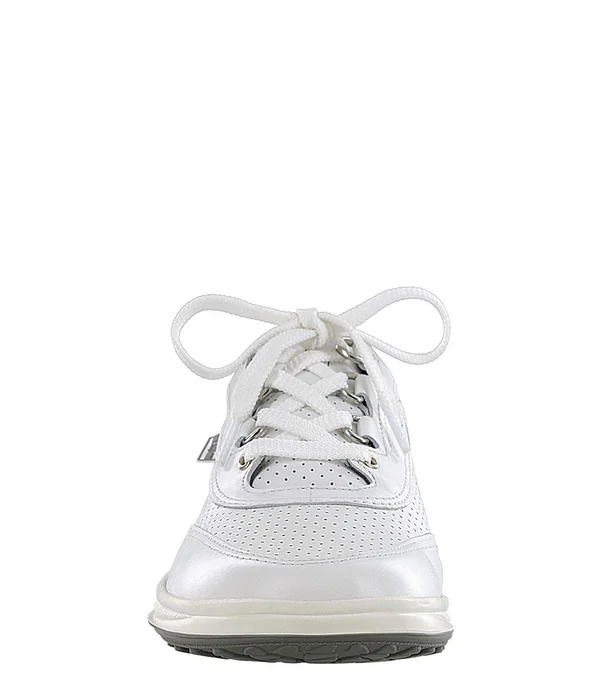 SAS Women's Sporty Lux Blue Perf 8 Double Wide