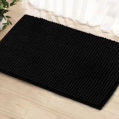 Bohumil Luxury Chenille Super Soft Absorbent Microfiber Rectangle Non-Slip Bath Rug Latitude Run Size: 24x22 W x 60x22 L