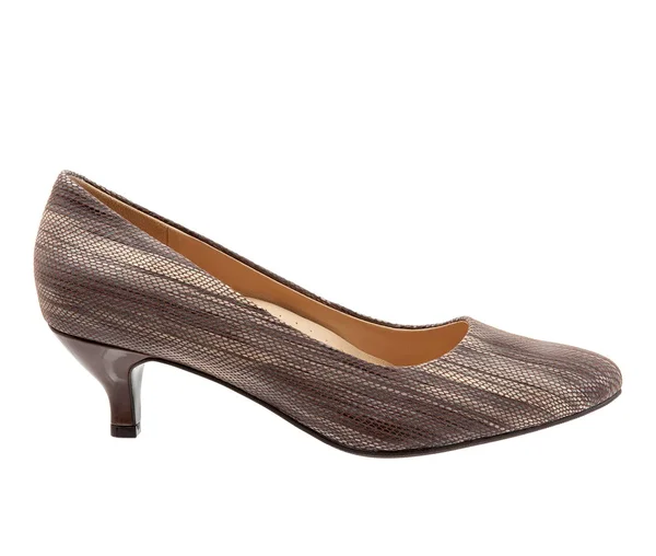 Trotters Kiera Women's Heeled Pump Taupe - 6 Wide