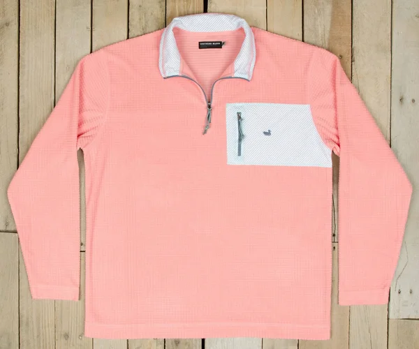 Southern Marsh FieldTec Dune Seersucker Lilac S Mens Pullover