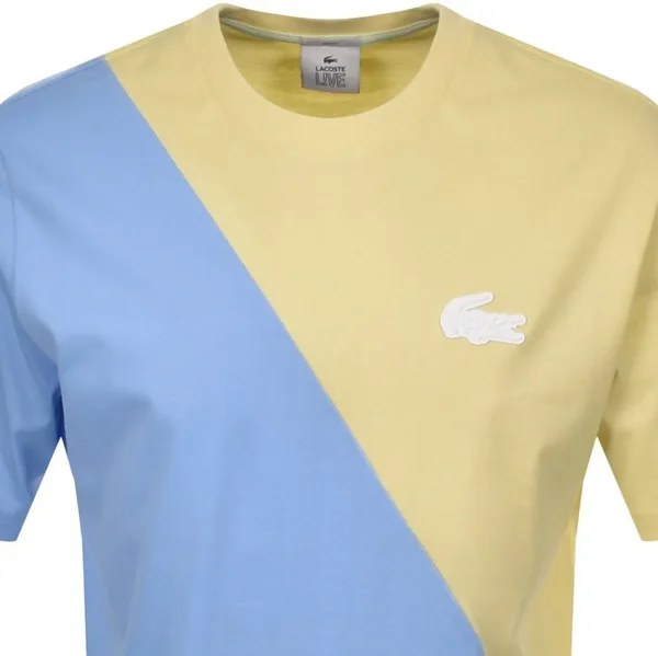 Lacoste Unisex Live Loose Fit Colorblock T-Shirt - 3XL