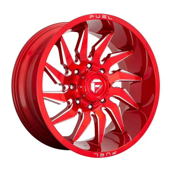 20x10 Red Wheel Fuel Saber D745 6x5.5 -18