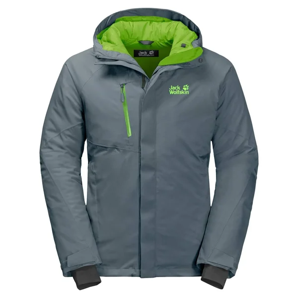 Jack Wolfskin Mens Troposphere Winter Jacket Storm Grey XXXL