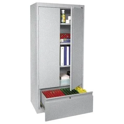 Sandusky System Series 2 Door Storage Cabinet Finish: Multi Granite