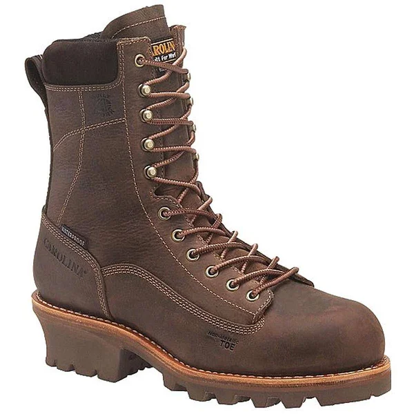 Carolina Shoe CA7521 Logger Boot - 12, 3E, Brown, Composite, PR