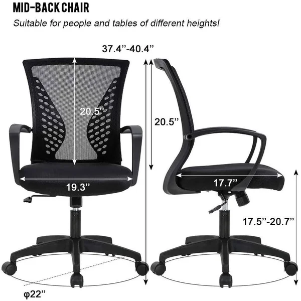 Mesh Chair - Black