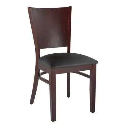 Winston Porter Irons Upholstered Dining Chair (Set of 2) - Black