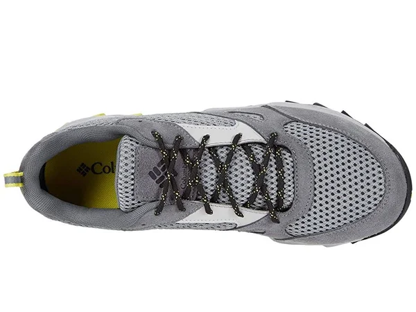 Columbia Ivo Trail Breeze Shoe - Men's Steam/Acid Yellow, 10.5