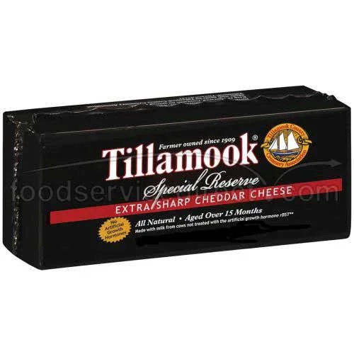 Tillamook Special Reserve Extra Sharp Cheddar Cheese Loaf - 10 Pound - each.