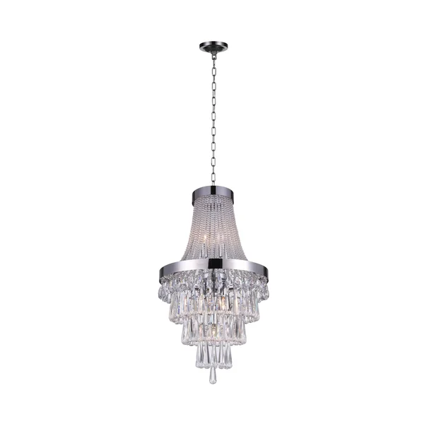 CWI Lighting Vast 6 Light Chandelier - Chrome 5078P16C