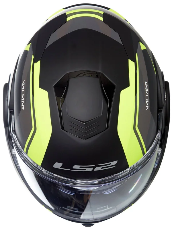 LS2 FF399 Valiant Line Helmet Black Yellow 2XL