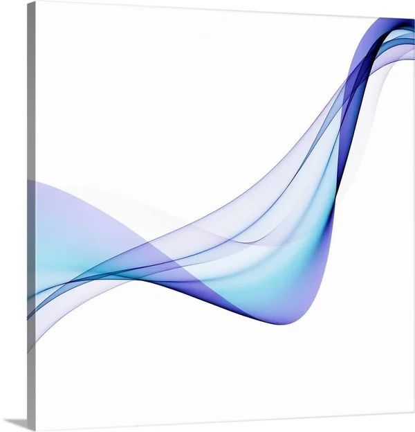 Blue Abstract Patterns, Artwork, Canvas Wall Art, 30x30, Great Big Canvas
