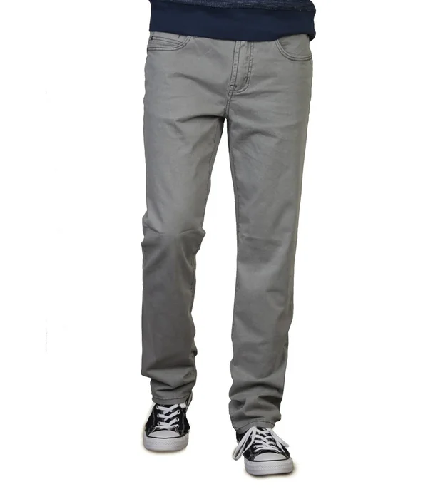 Liverpool Men's Pigment Dyed Stretch Relaxed Straight Pant - Sharkskin - 32x34