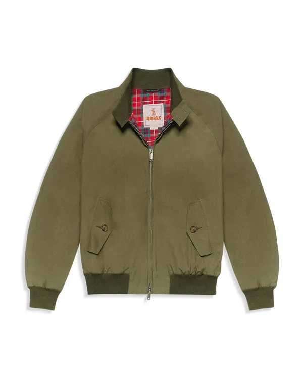 Baracuta Men's Harrington Bomber Jacket - Green - Size 38/M - Army