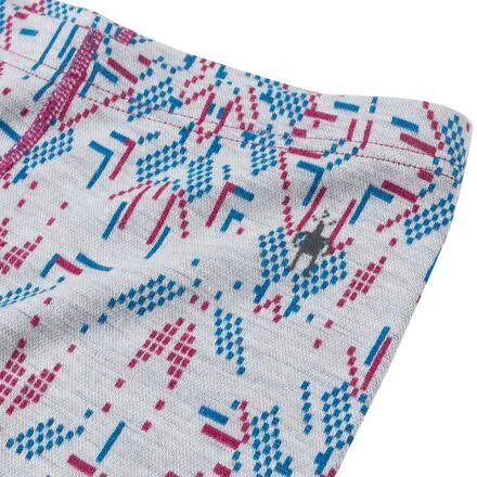 Smartwool Kids& Merino 250 Baselayer Pattern Bottom - Winter White Digital Snowflake, Medium