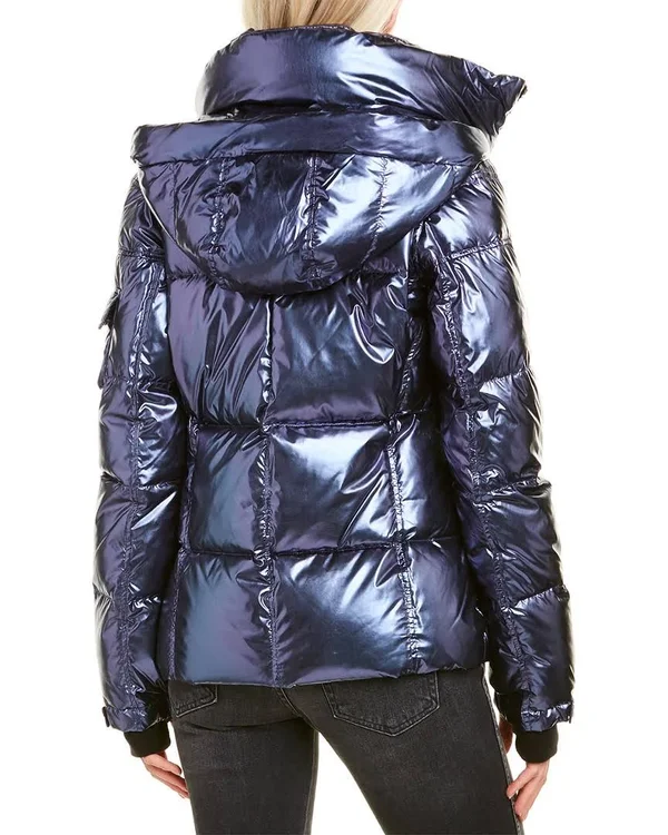 S13 Womens Kylie Short Down Jacket - XL, Blue