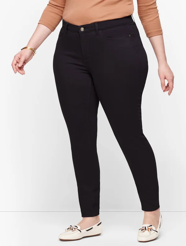 Plus Size - Jeggings- Black - 16 Talbots