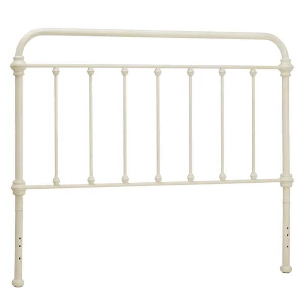 Inspire Q Giselle Antique Graceful Victorian Metal adboard by Classic, Size: King, White