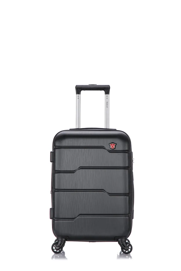 DUKAP Rodez Lightweight Hardside Spinner 20&& Carry-On Suitcase, 20 Inches, Purple