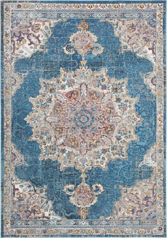 Safavieh Aria ARA103N 3&0x22 x 5&0x22 Navy - Ivory Area Rug
