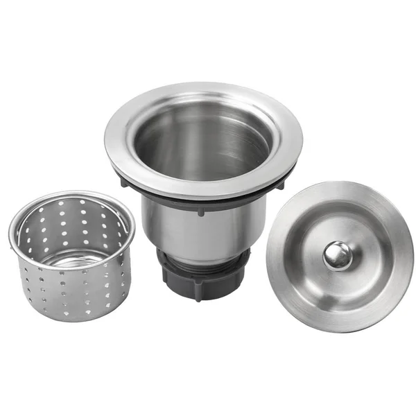Ticor Farmhouse Apron Front 33-in x 22.25-in Brushed Stainless Steel Single Bowl Kitchen Sink, S5305