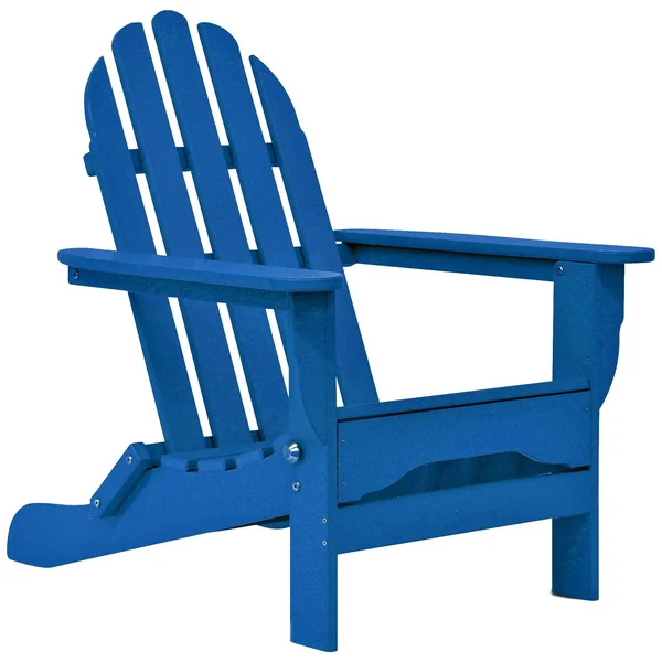 DuroGreen Recycled Plastic The Adirondack Chair, Blue