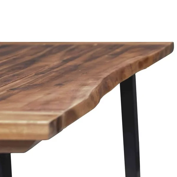 vidaXL Dining Table Solid Acacia Wood 70.9x22x35.4x22
