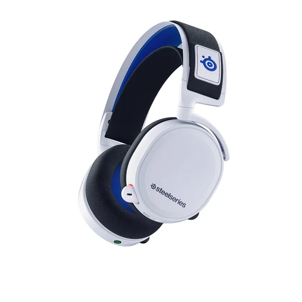 SteelSeries Arctis 7P - Headset - full size - 2.4 GHz - wireless - USB-C - white - for Sony PlayStation 4, Sony PlayStation 4 Pr