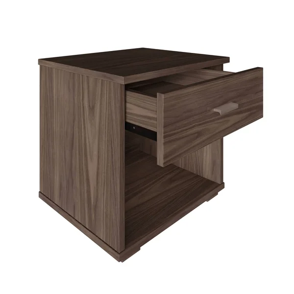 Noah Single Drawer Nightstand Walnut - Eco Dream