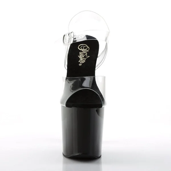 Pleaser - Taboo-708 9 - Clear/Clear