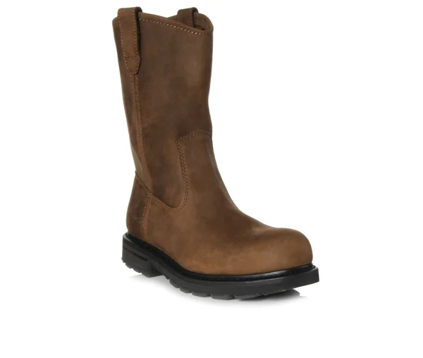 Wolverine 10x22 Leather Wellington Steel Toe Boots - Men's Brown