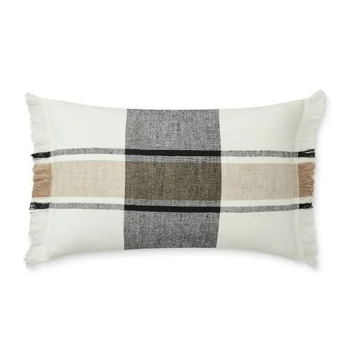 Linen Yarn Dyed Pillow COVER, 14x22 x 22