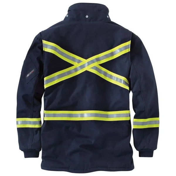 Carhartt Men's Dark Navy Flame-Resistant Extremes Arctic Coat